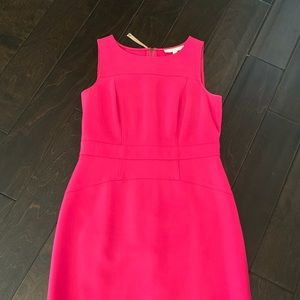 Loft Fuchsia Shift Dress *PERFECT Fabric and COLOR
